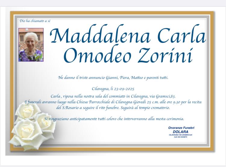 Maddalena Carla Omodeo Zorini